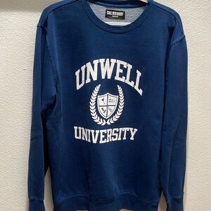 Unwell University Call Her Daddy BLUE Crewneck medium